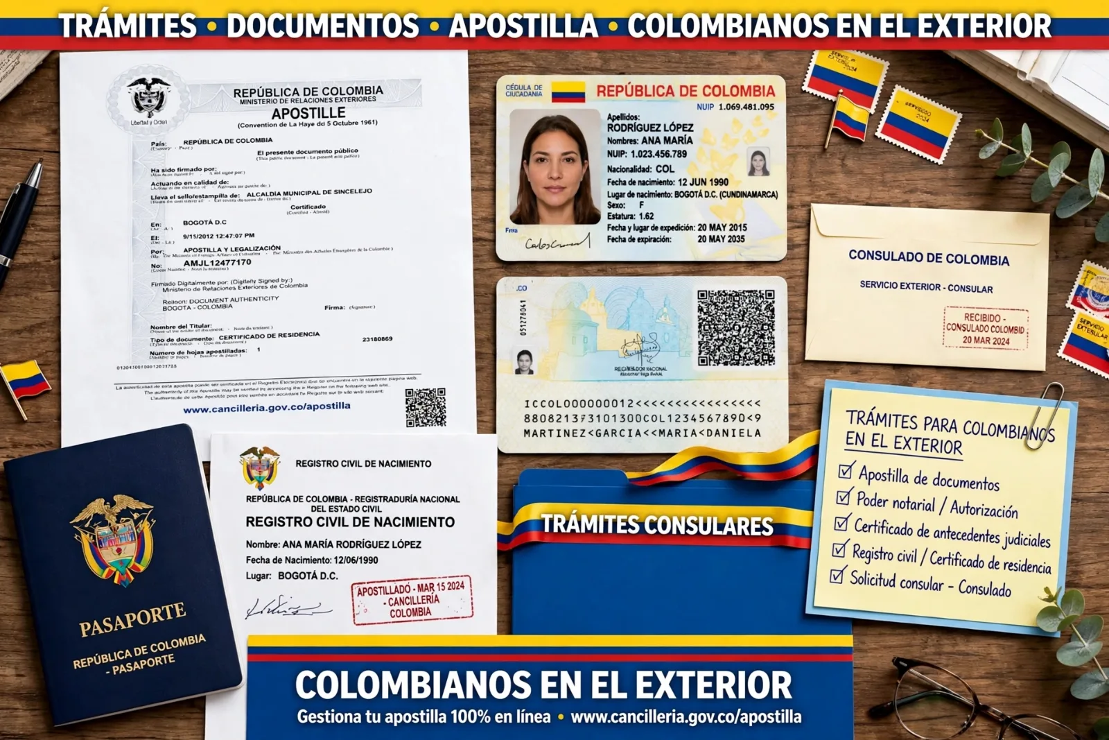 TRAMITES - DOCUMENTOS Y APOSTILLAS
