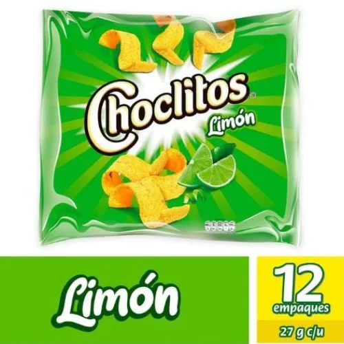 Choclitos de Limon 12 unidades 324gr Snack   -  Precio regular €13,95