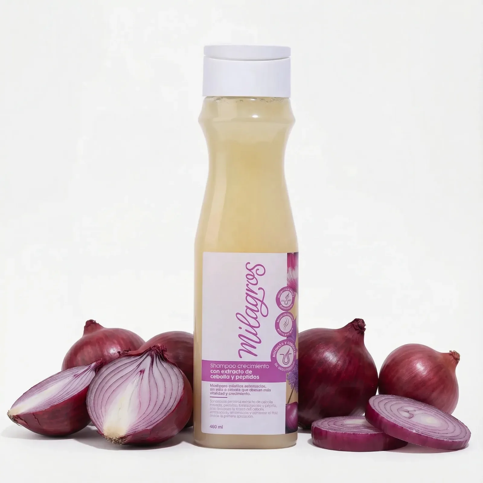 Milagros Shampoo Crecimiento con Extractos de Cebolla y Peptidos 450ml  - Precio regular €22,95