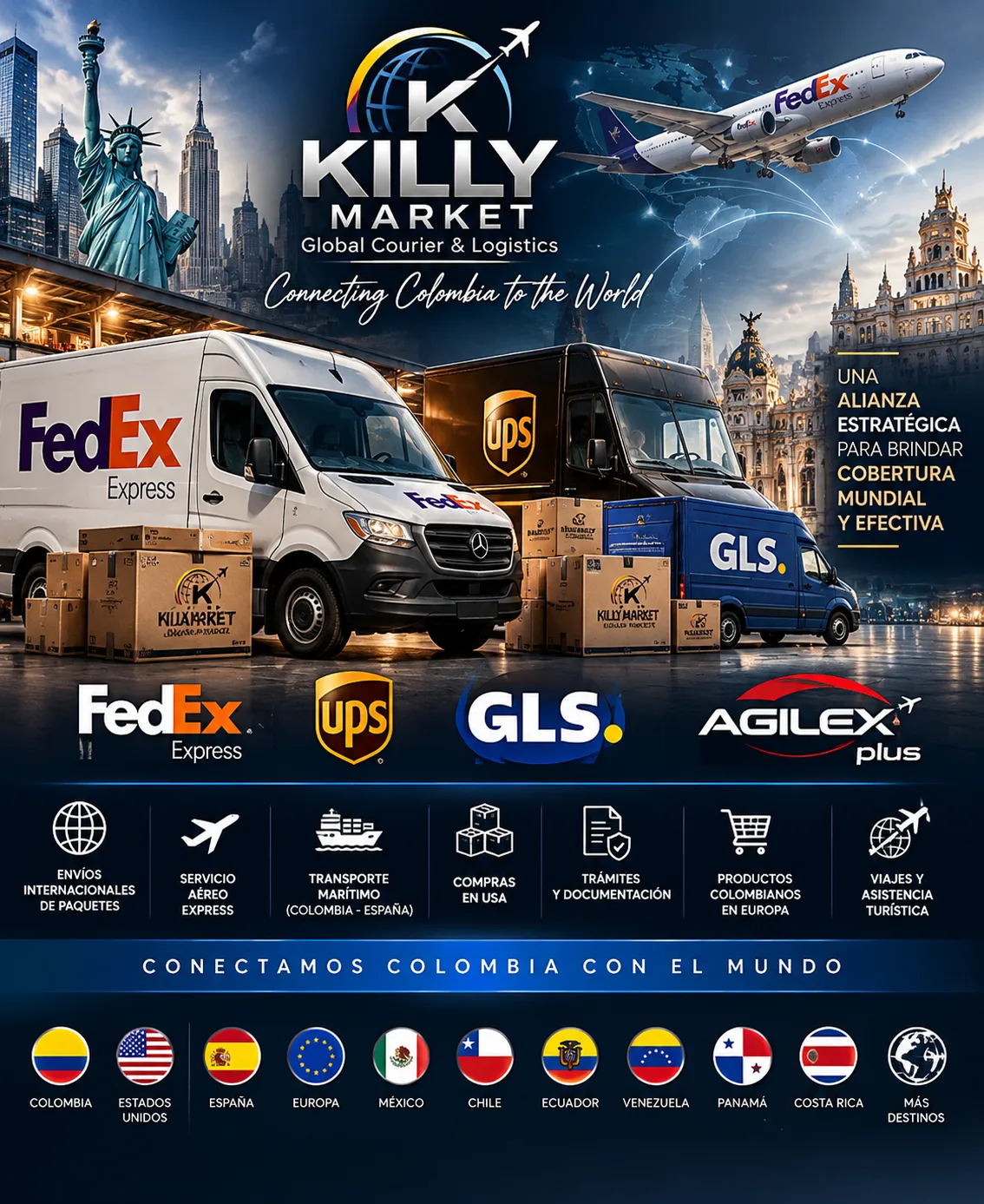 PAQUETERIA Y LOGISTICA INTERNACIONAL 📦✈️🚛
