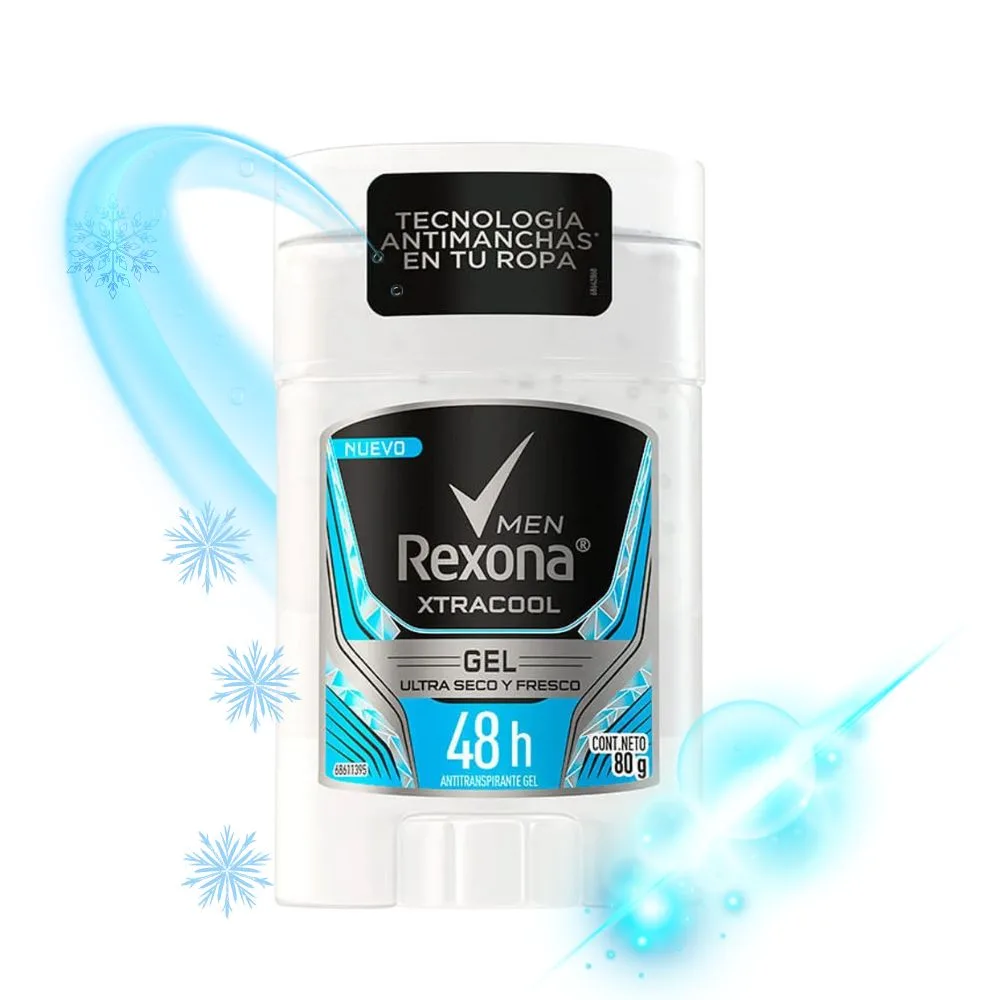 Rexona Desodorante Antitranspirante Barra en Gel Xtracool 80g Precio regular €16,95